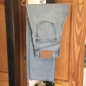 ZARA straight cropped jeans